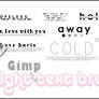 8 100x100 Gimp Text Brushes