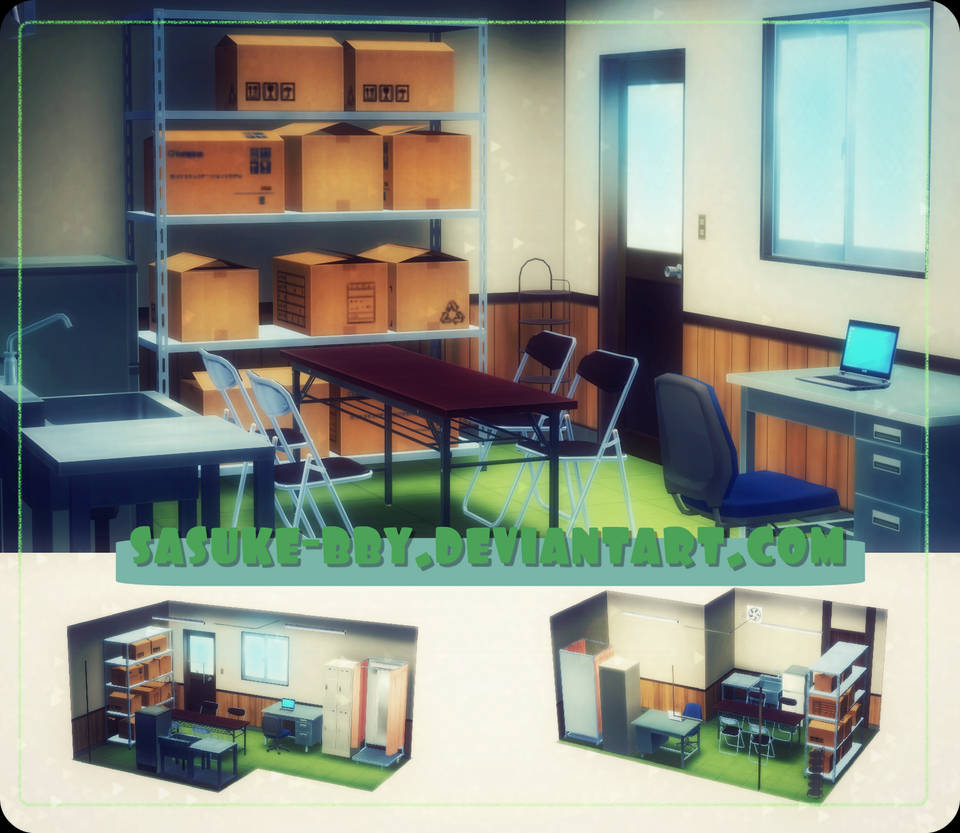 [XPS] Employee Room by SasukeBby on DeviantArt