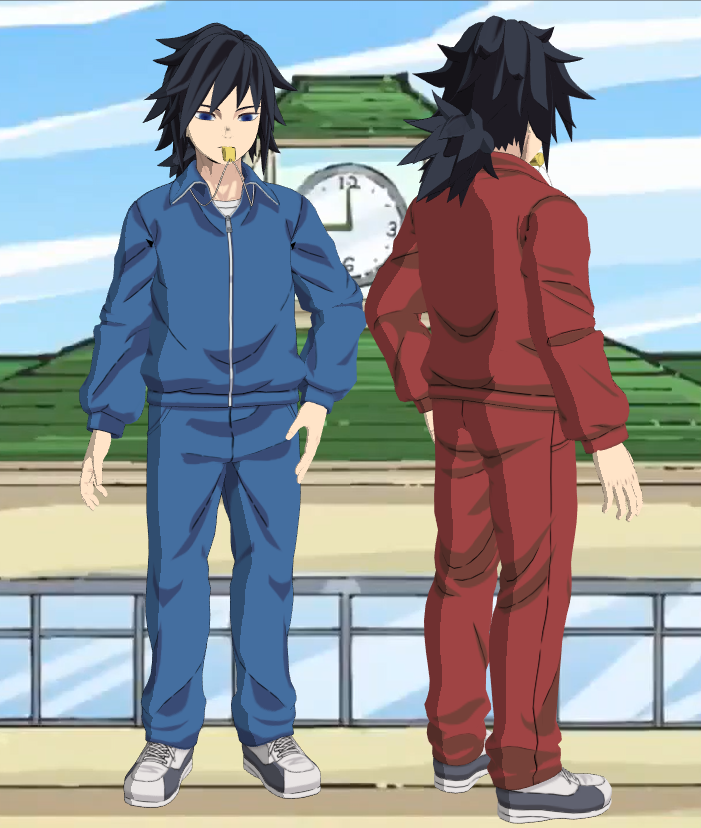 Kimetsu Academy Giyu Tomioka XPS by Sasuke-Bby on DeviantArt