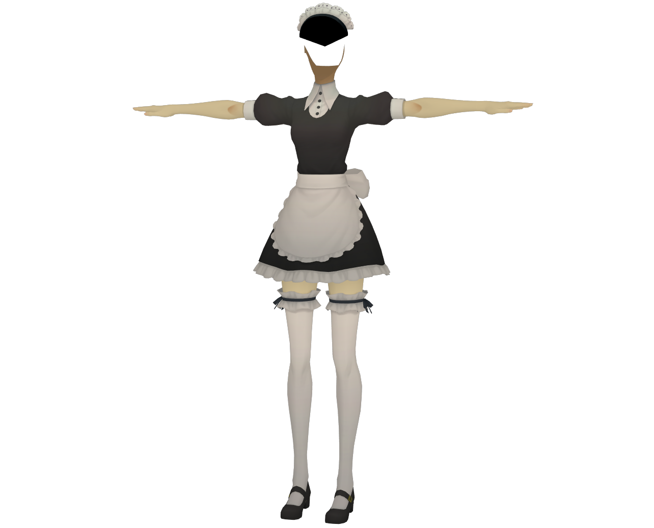 P3R Maid Outfit XPS by Sasuke-Bby on DeviantArt
