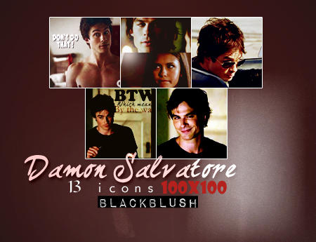 Damon Salvatore icons. by BlackBlush on DeviantArt