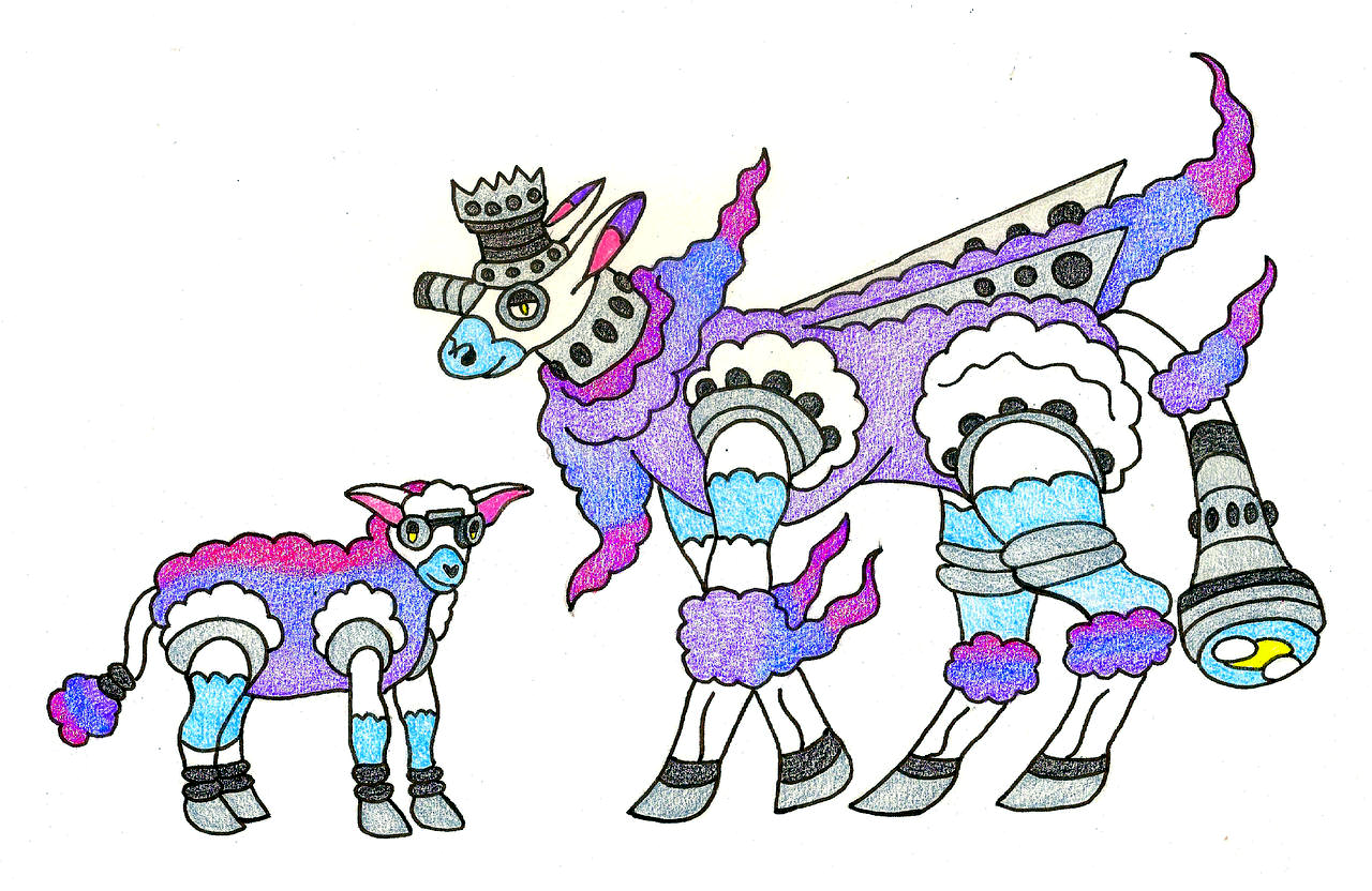 Cosmic Sheep by EcoSpecies on DeviantArt