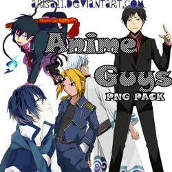 Anime Guys PNG Pack