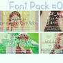 Font pack #2