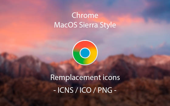 Google Chrome Icon (MacOs Sierra Style)