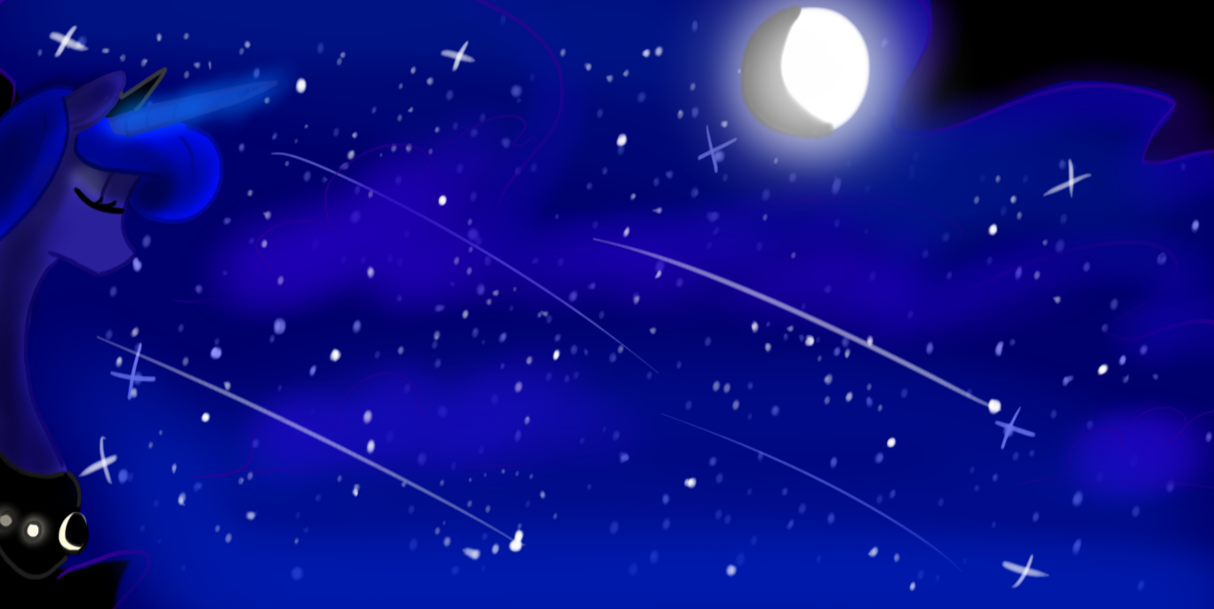 Luna and the Stars by yikes-strikes-again on DeviantArt