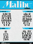 Malibu TypeFace by Weslo11