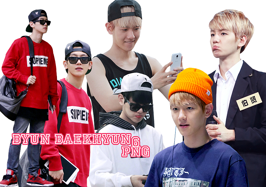 Byun Baekhyun's PNG Pack {Various}