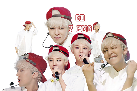 G-Dragon PNG Pack {Who You? Inkigayo}