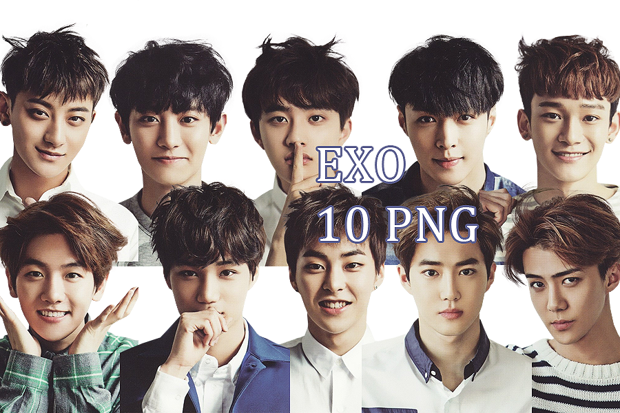 EXO PNG Pack {Season Greetings 2015}