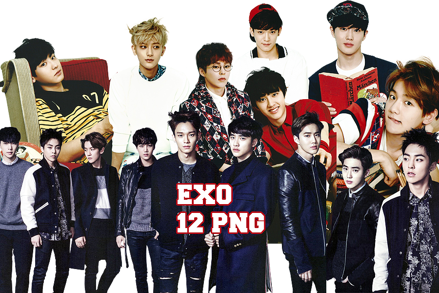 EXO PNG Pack {Season Greetings 2015 Part. 2}