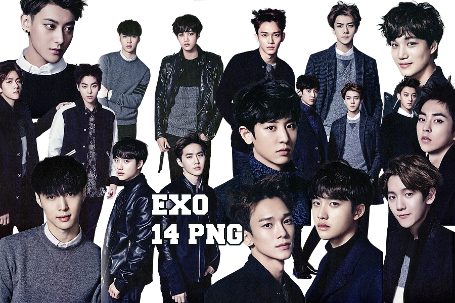 EXO PNG Pack {Season Greetings 2015 Part. 4}