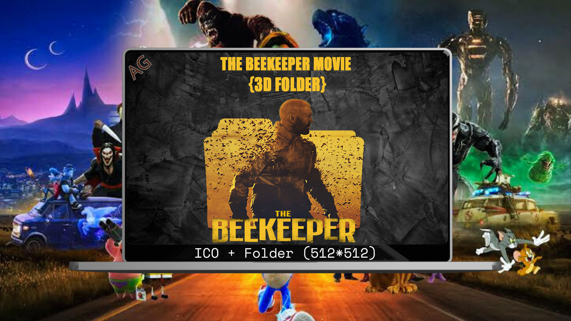 The Beekeeper Folder Icon 3D by ahmedghazyy on DeviantArt
