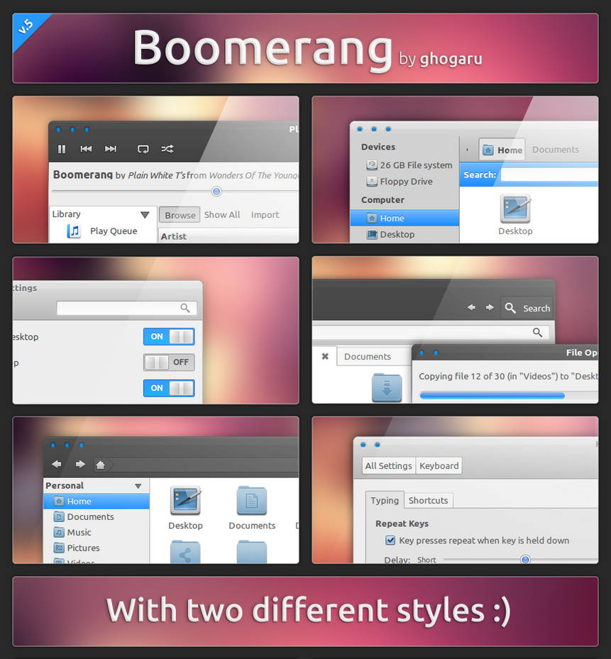 Boomerang - GTK3