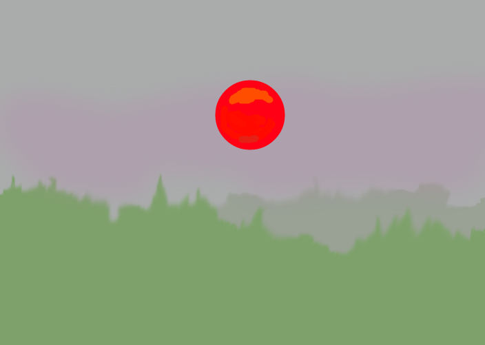 Forest fire Sunset by chewyredhots on DeviantArt