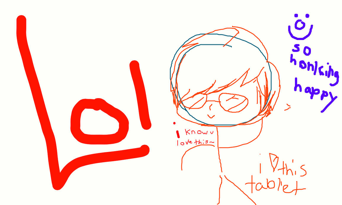 first tablet drawing lol by Zelda-warriorcat-FAN on DeviantArt