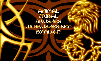 Animal Brushes tribal