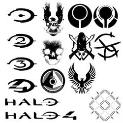 15 Hi-Def halo themed brushes