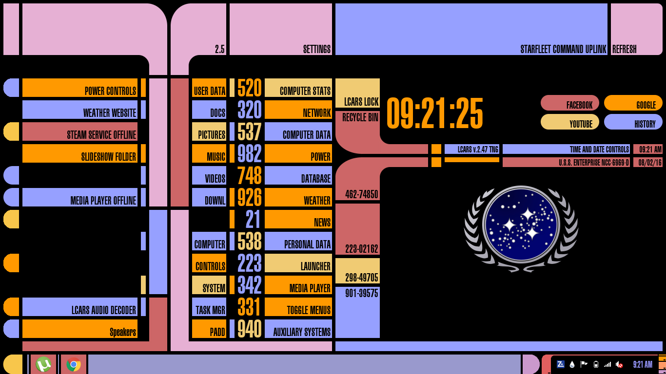LCARS TNG Colors by DJDale69 on DeviantArt