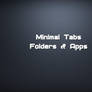 Minimal Folders+Apps Tabs For XWidget