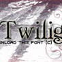 Twilight font