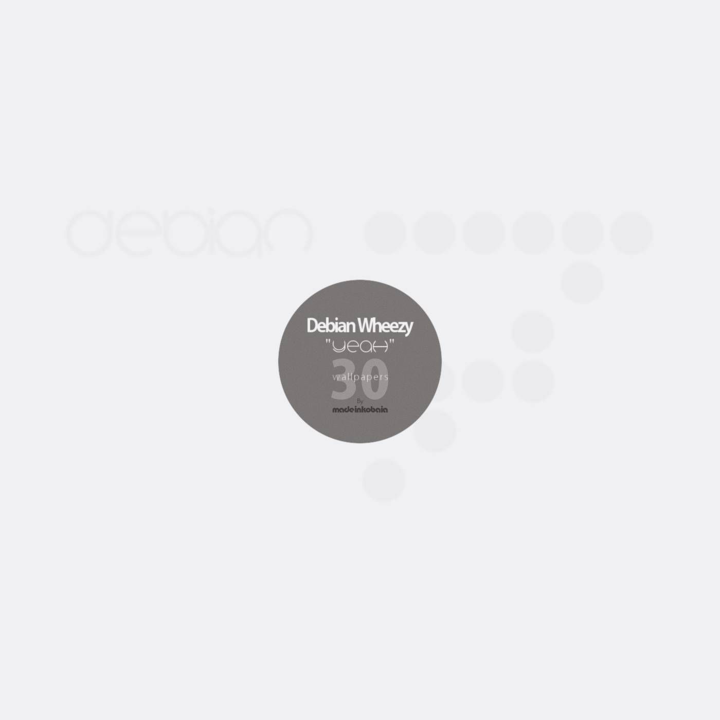 Debian Wheezy -Wallpaper Pack - Yeah by MadeInKobaia