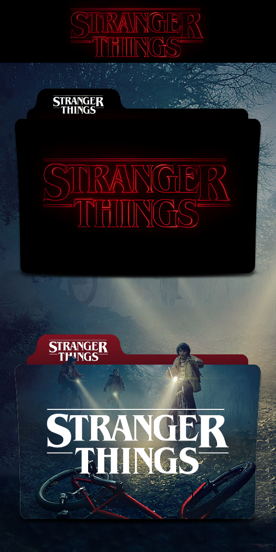 Stanger Things Folder Icon By Andreas86 On Deviantart