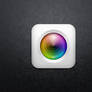 two layers camera app icon psd