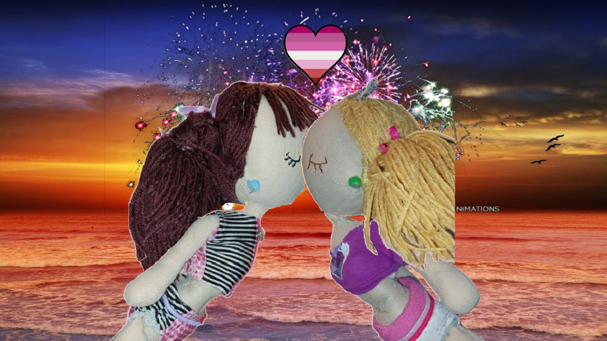 Princess Ella and Fairy Ruby with beach Kiss by dylanman10 on DeviantArt