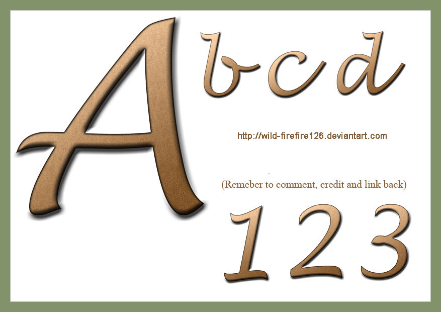 Cursive font Shapes -modified- by wild-fire126 on DeviantArt