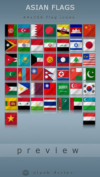 Asian Flags