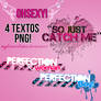 Pack de textos PNG.