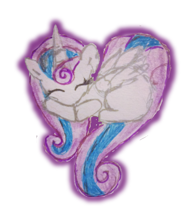 Princess Flurryheart-Heart Pony Vector