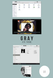 Gray - gtk theme