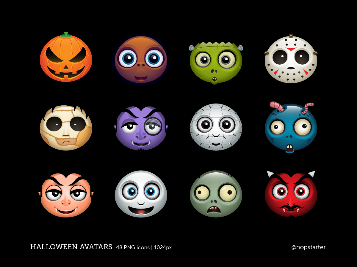 Halloween Avatars by hopstarter on DeviantArt