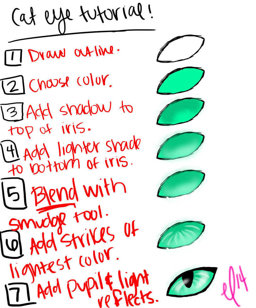 Cat Eye Tutorial by UnknownNightspirit on DeviantArt