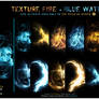 Texture Fire- Blue water 2013