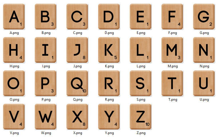 Scrabble letters by Laurenz Gieseke [with Alpha]