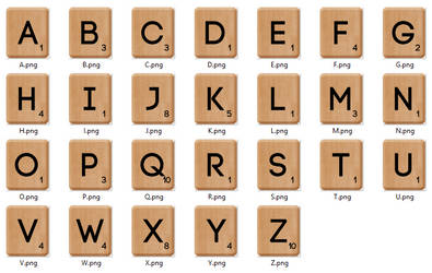 Scrabble letters by Laurenz Gieseke [with Alpha]