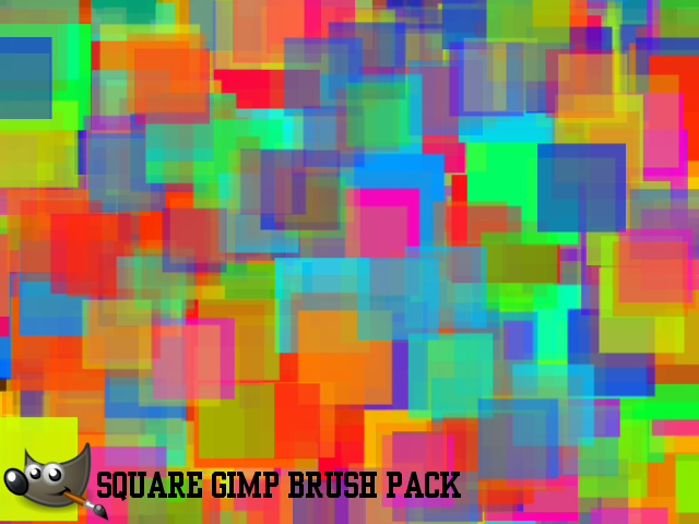 Square GIMP Brushes (For GIMP 2.6)