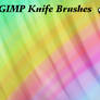 Eight GIMP Knife Brushes