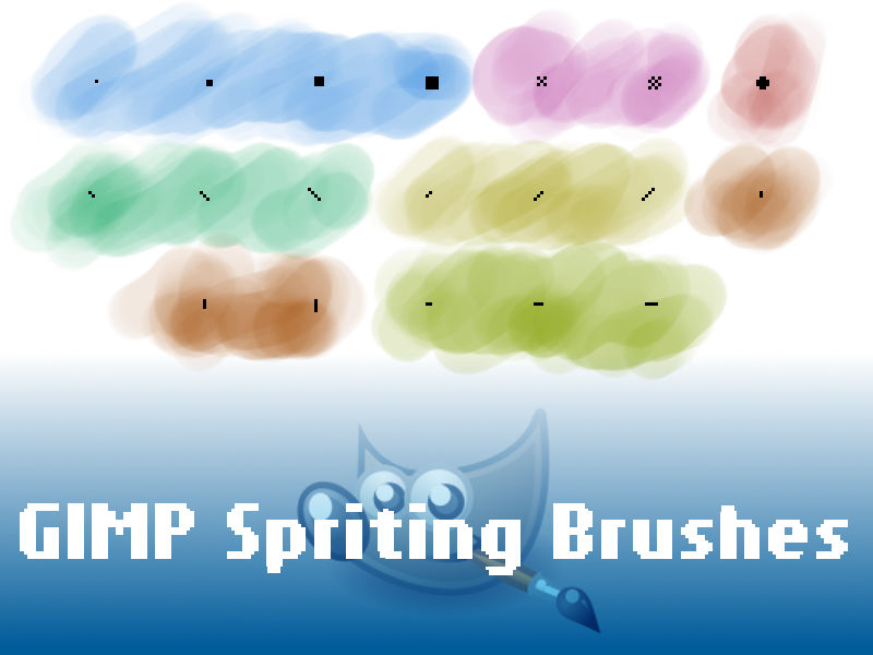 Gimp Spriting Brushes By Pkgam On Deviantart Free glitch photoshop brushes 5. gimp spriting brushes by pkgam on