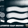 Four Assorted GIMP Brushes