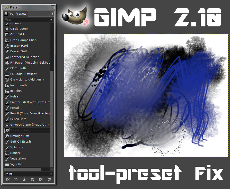 Gimp 2 10 Tool Preset Fixes By Pkgam On Deviantart