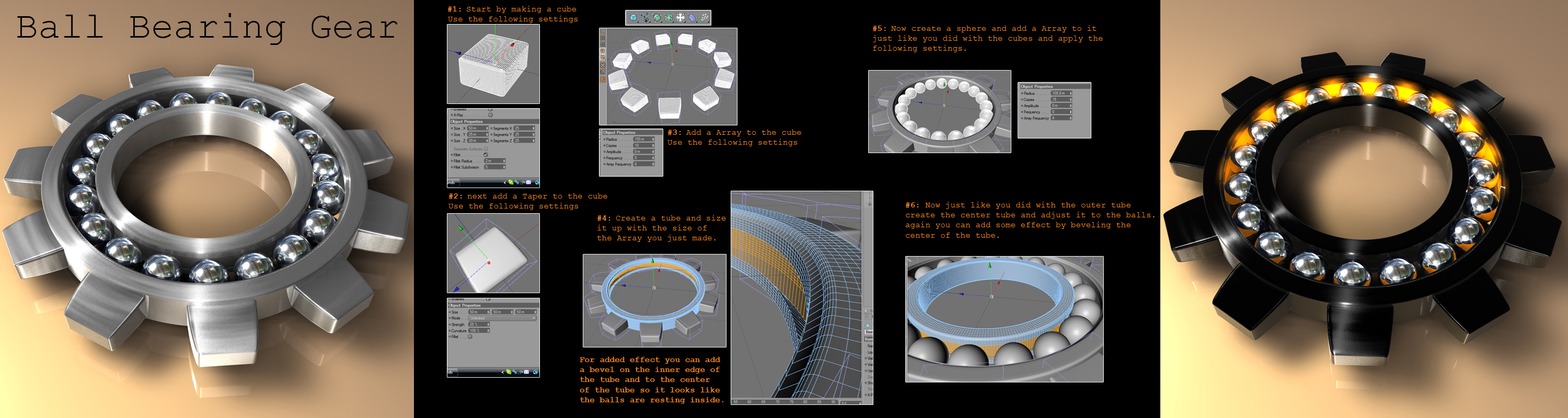 Ball Bearing Gear tutorial