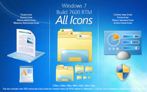 Windows 7 RTM Build 7600 Icons