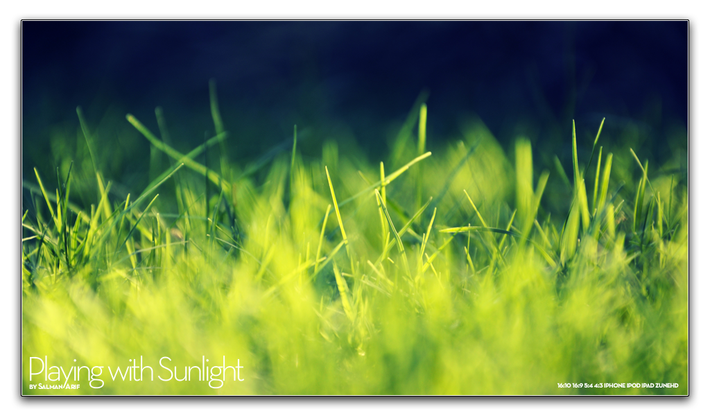 Playing with Sunlight