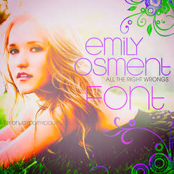 Font Emily Osment 2