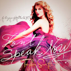 Font Speak Now