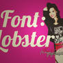 Font Lobster